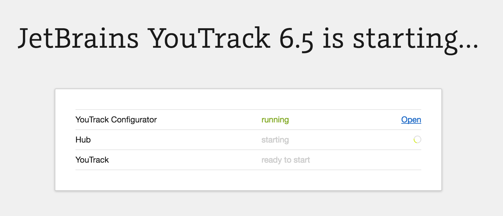 YouTrack Setup Screen 6